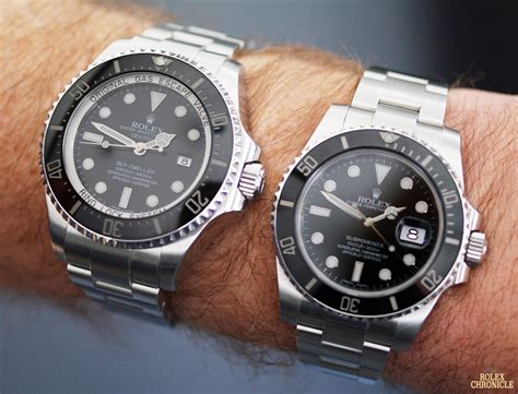 rolex submariner ou sea dweller|Rolex Submariner vs deepsea.